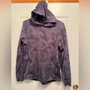 lululemon athletica tie dye hoodie black gray men large